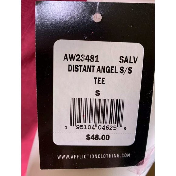 AFFLICTION Women's T-Shirt S/S DISTANT ANGEL Tee - Picture 12 of 12
